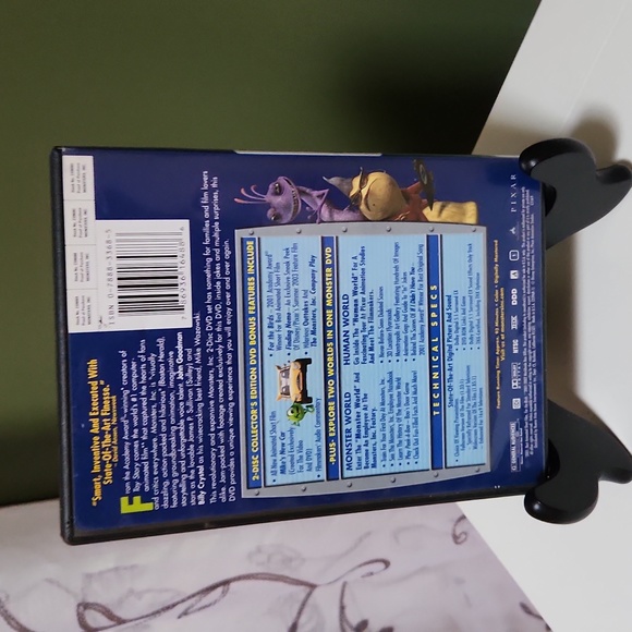 Disney's Pixar Monsters Inc Collector's Edition 2 disc DVD - Picture 2 of 4
